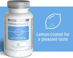 ScienceBased Health OmegaAdvance Omega-3 Fish Oil – Triglyceride Form with 1000 mg EPA & DHA – Plus Lutein & Zeaxanthin – Supports Heart, Brain & Eye Health – Lemon Coated – 60 Softgels