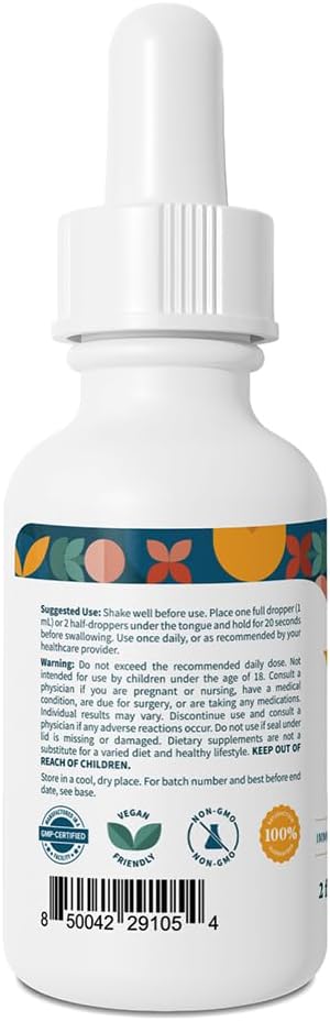 Pattern Wellness Vitamin B12 5000 mcg – Sublingual Liquid Drops – Methylcobalamin, Supports Energy & Immune Health – Vegan Citrus Flavor – 2 fl. oz (60mL), 3rd Party Lab Tested