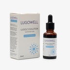LugoWell Lugol's Solution | 2% Iodine & Potassium Iodide Drops | 30ml/1 fl oz | Roll-on Cap