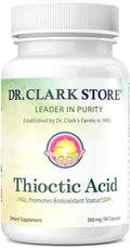 Dr. Clark Alpha Lipoic Acid (Thioctic Acid), 360 mg 90 Capsules