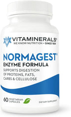 Vitaminerals 61 Normagest | Digestion Support Formula for Protein, Fats & Carbs | Veggie Caps (60 Capsules)