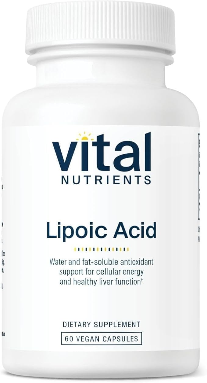 Vital Nutrients Lipoic Acid - 300mg Alpha-Lipoic Acid Antioxidant - ALA Supplement for Healthy Metabolism and Energy - Gluten, Dairy, Soy Free - Non-GMO - 60 Capsules