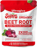 Beet Chews,Beetsroot Heart, Nitric Oxide Support Soft Beets Heart Chews,Grape Seed Extract &Beet Root Powder Energy Supplement,60 (Pomegranate Berry Flavor)