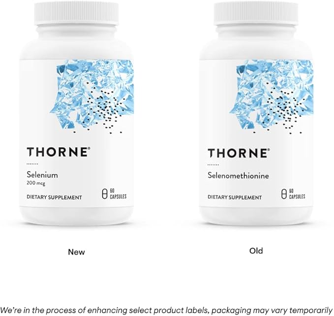 THORNE - Antioxidant & Wellness Bundle - Selenium & Vitamin D-5000 - Supports Thyroid Health & Immune Function - 60 Servings