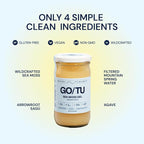 GO/TU Sea Moss Gel – 8oz Gold | Pure, Shelf-Stable Superfood | Nature’s Multivitamin