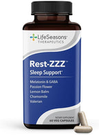 LifeSeasons Urinari-X + Rest-ZZZ Bundle – Urinary Tract Support & Natural Sleep Aid – Fast UTI Relief, Bladder Comfort, Fall Asleep & Stay Asleep – D-Mannose, Cranberry - 90 Capsules & 60 Capsules
