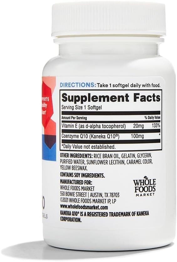 365 by Whole Foods Market, CoQ10 100mg, 60 Count