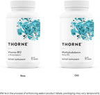 THORNE - 5-MTHF & Vitamin B12 Bundle - Cardiovascular & Nerve Support - 60 Servings