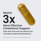 Humann Berberine Complex – Berberine Supplement for Metabolic & Cholesterol Support with Olive Leaf Extract, 60 Capsules