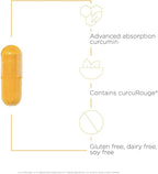 Integrative Therapeutics Curalieve - Curcumin Formula for Antioxidant Support* - High Absorption Curcumin - Vegan, Gluten-Free & Dairy-Free - 60 Capsules (30 Servings)