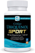 Nordic Naturals Nordic CoQ10 Ubiquinol Sport - 60 Mini Soft Gels - 100 mg Ubiquinol - Heart Health, Physical Performance, Cellular Energy Production - Non-GMO - 60 Servings