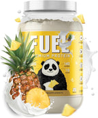 Underground Bio Labs Panda Fuel Premium Protein Whey,Hydrolyzed Collagen,Casein,Probiotics, Enzymes, Keto Friendly,Time Release, 25 Servings (2.5 Pound, Pineapple Whip)