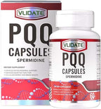 PQQ Complex – Featuring Pyrroloquinoline Quinone, GABA, Spermidine & Vitamin E – Enhances Mitochondrial Support & Brain Function – 30 Vegetarian Capsules