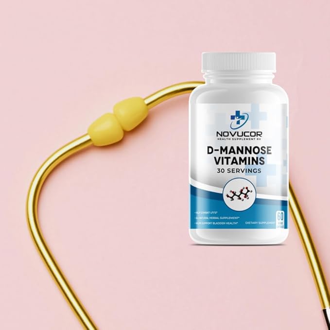 D-Mannose Vitamins with Hibiscus Root Extract, Urinary Health Support