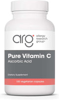 Allergy Research Group ARG Pure Vitamin C - 2 g Ascorbic Acid - Antioxidant & Immune System Support - Unbuffered Supplement - Hypoallergenic - 50 Servings - 100 Capsules