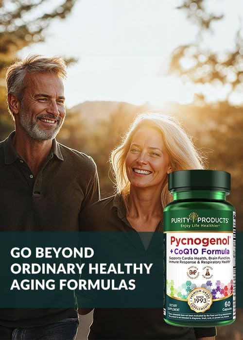 Pycnogenol Super Formula- Activated Pycnogenol Pomegranate P40p- 60 Capsules