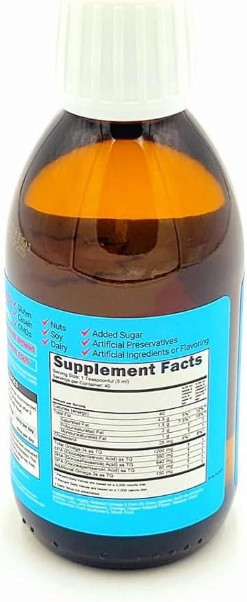 Simple Spectrum, All Natural Fish Oil, Omega 3 DHA Supplement