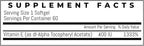 Trio-E 400 IU Vitamin E (400 IU) dl-Alpha, Dietary Supplement for Antioxidant Health & Immune System, 60 Softgels