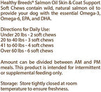 Healthy Breeds Pomeranian Salmon Oil Soft Chews 120 Count (Pack of 2)