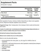 NOW B-12 1000mcg 250 Lozenges