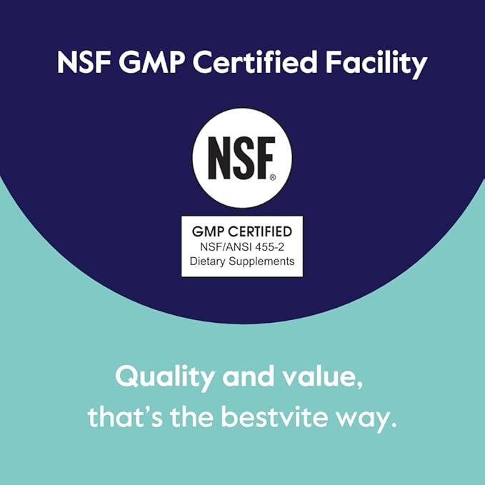 BESTVITE PQQ 20mg (Pyrroloquinoline Quinone) (120 Vegetarian Capsules) - No Stearates - Vegan - Non GMO - Gluten Free