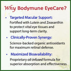 Advanced EyeCare | USDA Organic Eye Health Supplement with Lutein & Zeaxanthin | Maqui, Goji & Sea Buckthorn Extracts | 30-Day Supply | Vegan, Non-GMO, Made in USA
