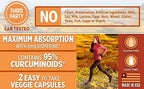1600mg Organic Turmeric Curcumin w/Bioperine and Black Pepper | Non-GMO | Natural Joint Support | Highest Potency with 95% Standardized Curcuminoids | Gluten Free | 120 Vegetarian Caps