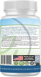 PURE® Liposomal Vitamin C 2100mg - 180 Capsules, 60 Servings - High Absorption Immune Support Supplement with Sunflower Lecithin - Bioavailable Antioxidant for Collagen & Skin - Made in USA