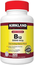 Kirkland Signature Quick Dissolve B-12 5000 mcg., 300 Tablets