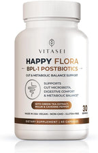 VITASEI Happy Flora - BPL1 Postbiotics - Gut and Metabolic Balance Support