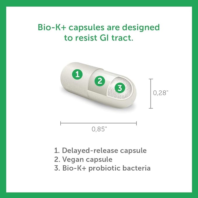 BIO-K PLUS Dailycare 50 Billion Probiotics 60 Count, 60 CT