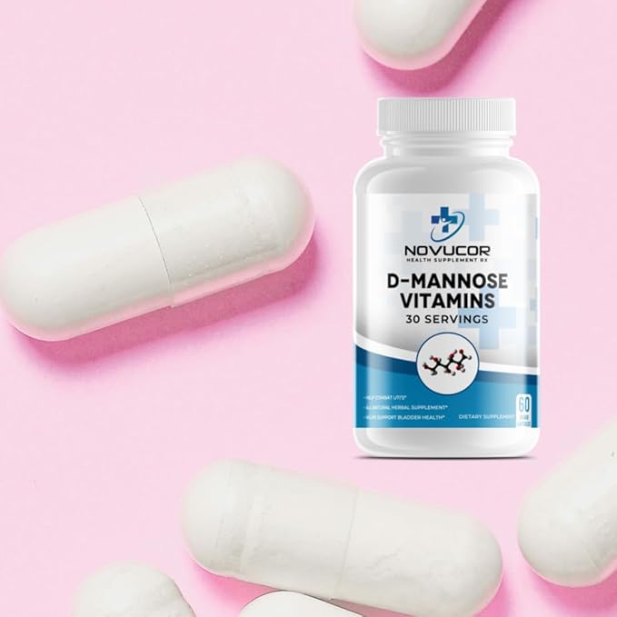 D-Mannose Vitamins with Hibiscus Root Extract, Urinary Health Support