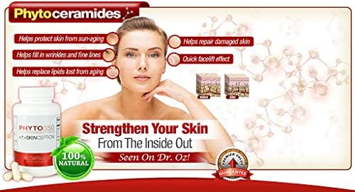 Skinception Phyto350 Advanced Phytoceramides Formula (30 ct) - 1 Month Supply - 3 Pack