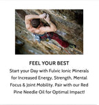 Optimally Organic Water Extracted Fulvic Ionic Minerals X350 - Patented BioActive Fulvic Acid, Humic Acid, Trace Minerals, Electrolytes & Essential Amino Acids - 8+ Month Supply!