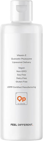 Codeage Liquid Quercetin Phytosome Supplement, Quercetin 1000 mg Dihydrate, 3-Month Supply, Immune Support, Sophora Japonica, Vitamin E, Liposomal Delivery, Vegan, Non-GMO, 15.22 fl oz