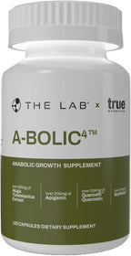 True Nutrition - A-Bolic4 Advanced Anabolic Boost Supplement | Support Healthy Anabolic Growth Naturally with Turkesterone, Apigenin, Quercefit™ Quercetin | 120 Capsules