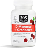 365 by Whole Foods Market, D-Mannose With Cranberry, 90 Count