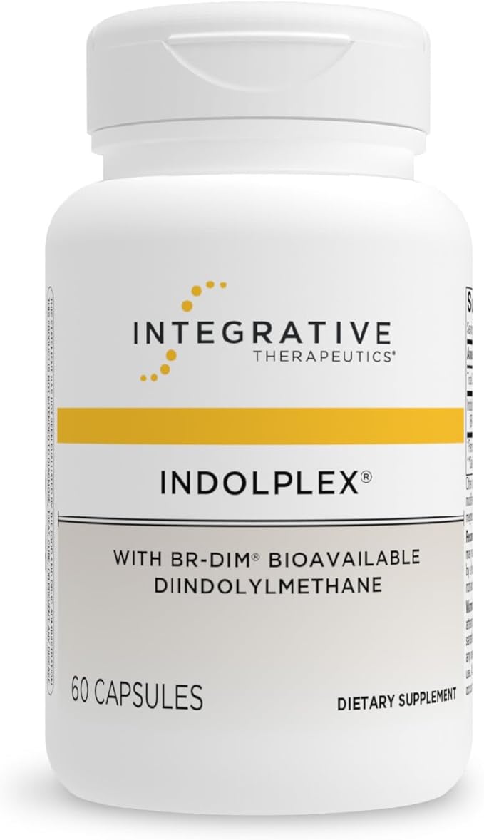 Integrative Therapeutics Indolplex – 240mg Bioavailable DIM for Hormone Balance Support* - Supports Estrogen Metabolism* - Gluten-Free & Dairy-Free - 60 Capsules (30 Servings)