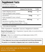 Lutein with Zeaxanthin, Vegan Capsules, 240 Count, 40 mg Lutein + 4 mg Zeaxanthin per Serving, Non-GMO, Gluten-Free
