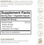 Chlorella 520mg Solgar 100 VCaps