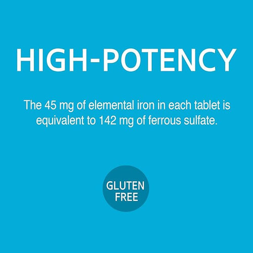 21st Century Slow Release Iron Tablets, 60 Count PACK OF 2 - Packaging May Vary