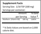 Vitamin B2 Riboflavin Pure Powder Energy (227 Grams (8.0 oz))