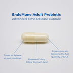 Endomune Advanced Adult Multi-Strain Probiotic Supplement with Prebiotic - 10 Strains, 30 Billion CFU - Physician Formulated (60-Count)