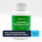 Amazon Basics Probiotic 35 Billion CFU, 8 Probiotic Strains with Prebiotic Blend, Supports Healthy Digestion, 30 Vegetarian Capsules, 1 Month Supply (Previously Solimo) (Pack of 2)