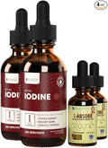 Active Iodine + iAbsorb - Nascent Iodine Drops - Liquid Delivery for Better Absorption - Cofactors for Better Delivery - Supports Healthy Energy, Vitality & Iodine Levels