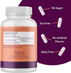 BESTVITE L-Carnitine Tartrate 500mg per Capsule (120 Capsules) - No Stearates - Non GMO - Gluten Free - Supports Heart Health & Energy Production*