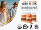 USA Grown Organic Carrot Juice Powder Capsules – Raw Cold-Pressed for Maximum Nutrients – Rich in Beta Carotene for Eye Support & Skin Health – Whole Food Vitamin A – 120 Vegan Pullulan Caps, Kosher