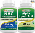 Best Naturals NAC 600 mg & Alpha Lipoic Acid 600 mg
