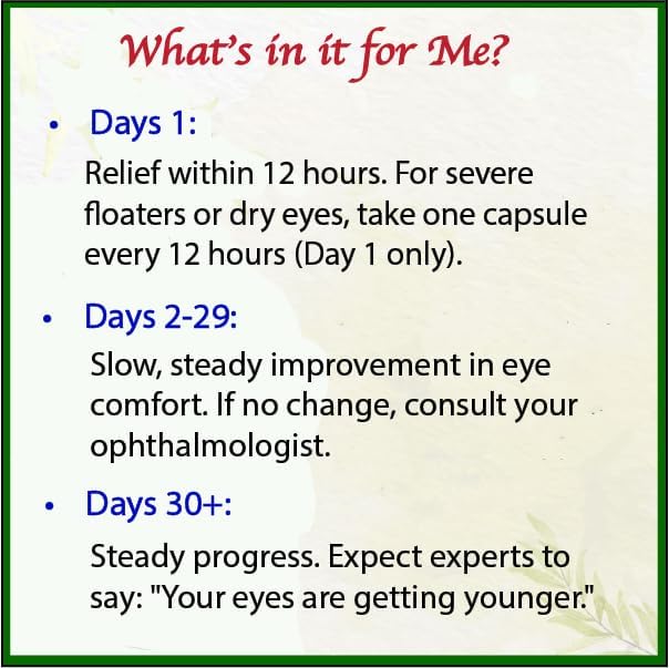 Advanced EyeCare | USDA Organic Eye Health Supplement with Lutein & Zeaxanthin | Maqui, Goji & Sea Buckthorn Extracts | 30-Day Supply | Vegan, Non-GMO, Made in USA