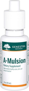 Genestra Brands A-Mulsion | Vitamin A Liquid to Support Immune System, Skin, Vision, Bones, and Teeth* | 1 Fl Oz | Citrus Flavor
